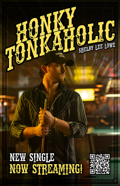 Honky Tonkaholic 11x17" Poster